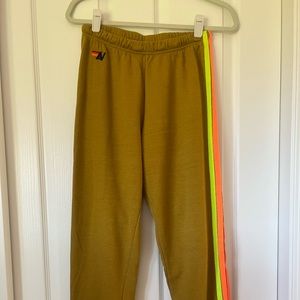 Aviator Nation 5 stripe sweatpants